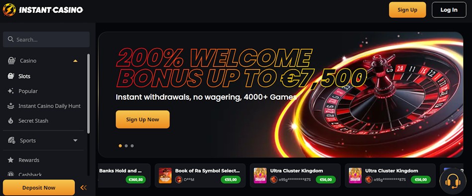 instant casino